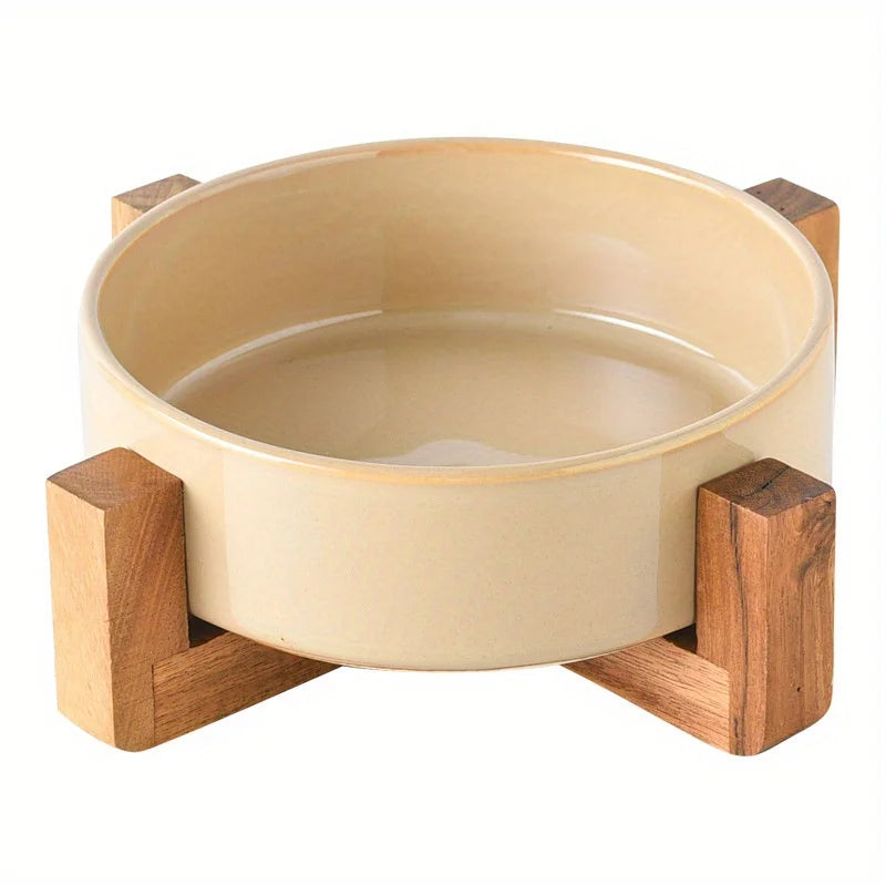 Ceramic Slow Feeder Dog Bowl