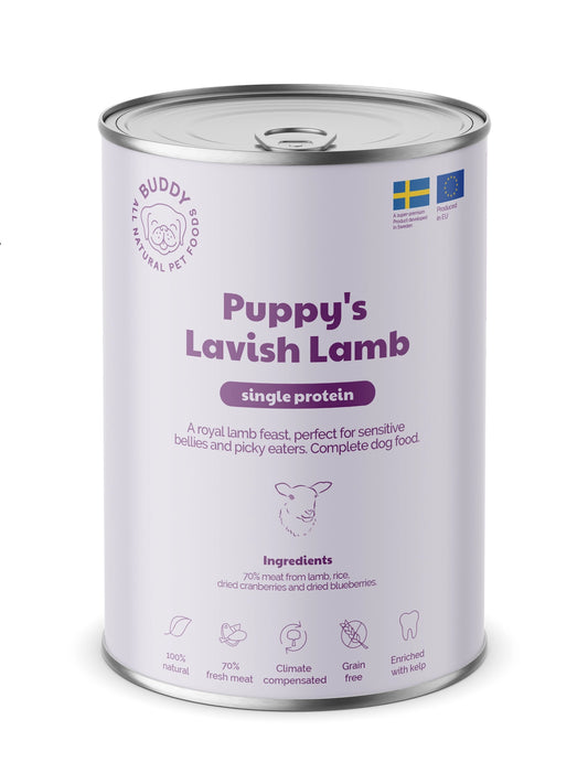 Buddy Wet Puppy Lavish Lamb 400 G