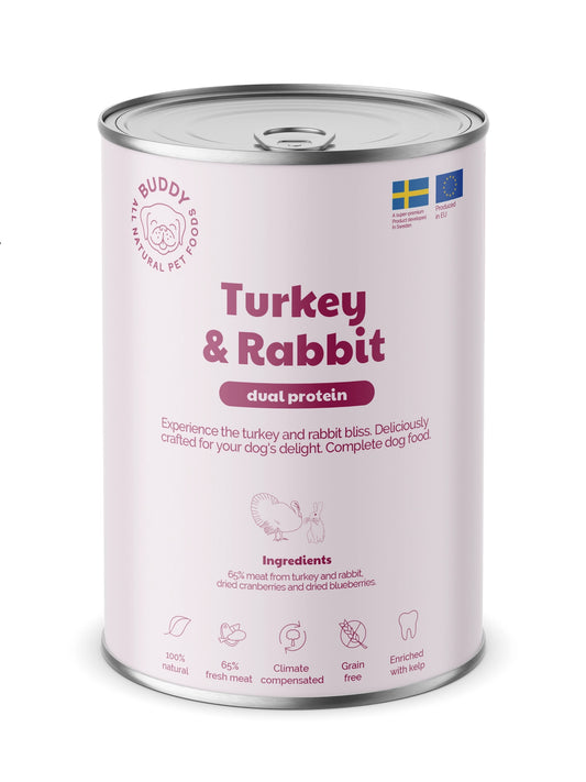 Buddy Wet Turkey & Rabbit 400 G