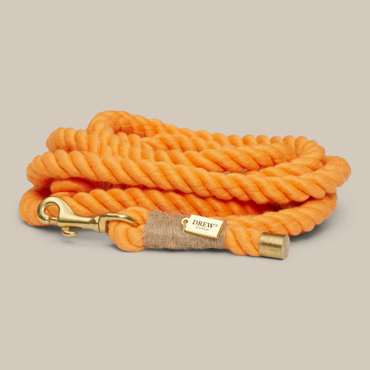 Peach / Handsfree Soft Dog Leash (Orange)